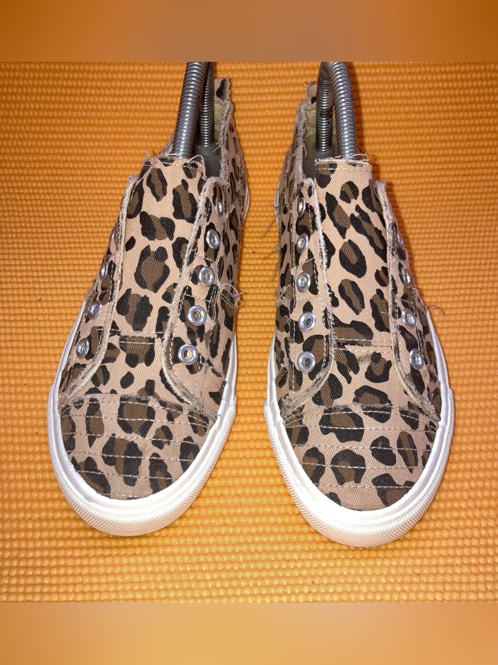 Corkys Leopard Print Slip-On Sneakers - Tan/Black - Picture 2 of 8